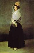 Francisco Jose de Goya The Countess of Carpio, Marquesa de la Solana. oil painting on canvas